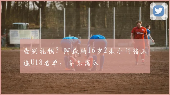 告别礼物？阿森纳16岁2米小门将入选U18名单，季末离队