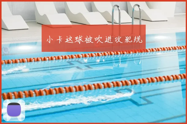 小卡这球被吹进攻犯规